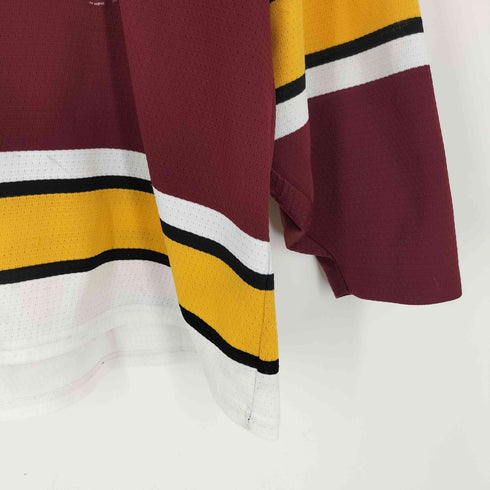 90S Bauer バウアー カナダ製 チームロゴ ホッケーシャツ メンズ G/L