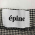 エピヌ epine ギンガムチェック パフスリーブオールインワン レディース S
