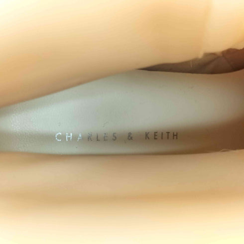 チャールズアンドキース CHARLES&KEITH プラットフォーム サイドジップアンクルブーツ レディース 25