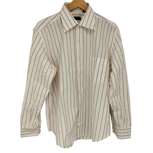 コルネリアーニ Corneliani イタリア製 ストライプ ドレスシャツ メンズ 16/41
