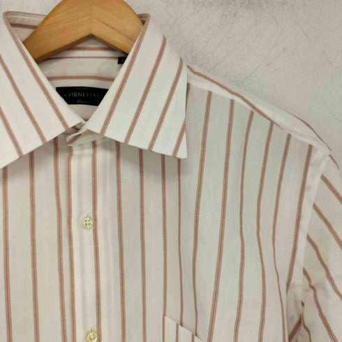 コルネリアーニ Corneliani イタリア製 ストライプ ドレスシャツ メンズ 16/41