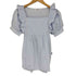 トリートユアセルフ TREAT URSELF back ribbon tunic blouse レディース