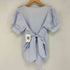 トリートユアセルフ TREAT URSELF back ribbon tunic blouse レディース