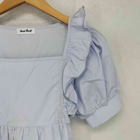 トリートユアセルフ TREAT URSELF back ribbon tunic blouse レディース