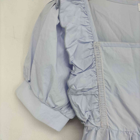 トリートユアセルフ TREAT URSELF back ribbon tunic blouse レディース