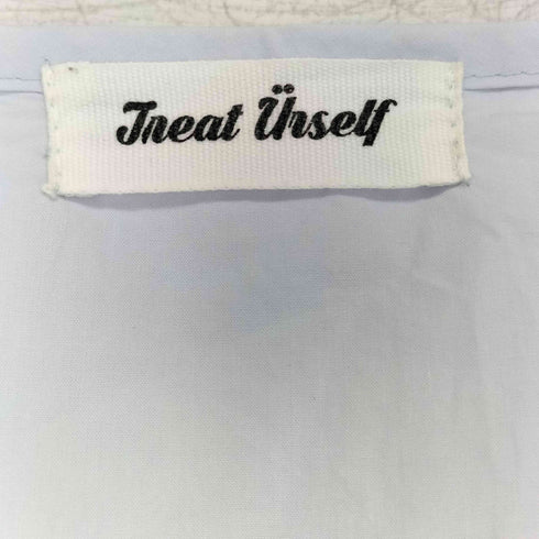 トリートユアセルフ TREAT URSELF back ribbon tunic blouse レディース