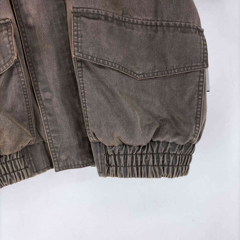 ザラ ZARA ウォッシュドチェックワックスフィニッシュジャケット レディース import:M