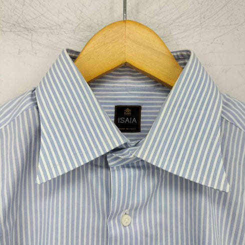 イザイア ISAIA ストライプ ドレスシャツ メンズ JPN:42