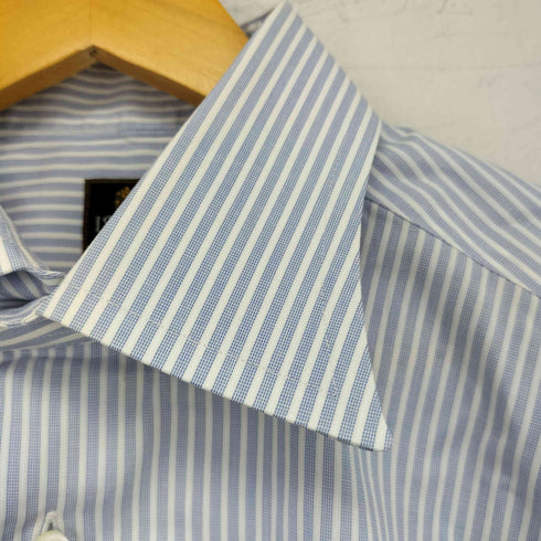 イザイア ISAIA ストライプ ドレスシャツ メンズ JPN:42