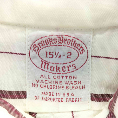 ブルックスブラザーズ BROOKS BROTHERS 80-90s USA製 ボタンダウンコットンストライプシャツ メンズ 15 1/2-2