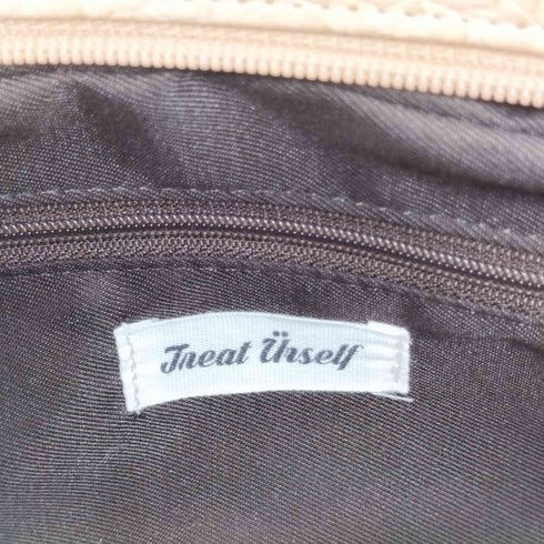 トリートユアセルフ TREAT URSELF レザークロコボストンバッグ レディース