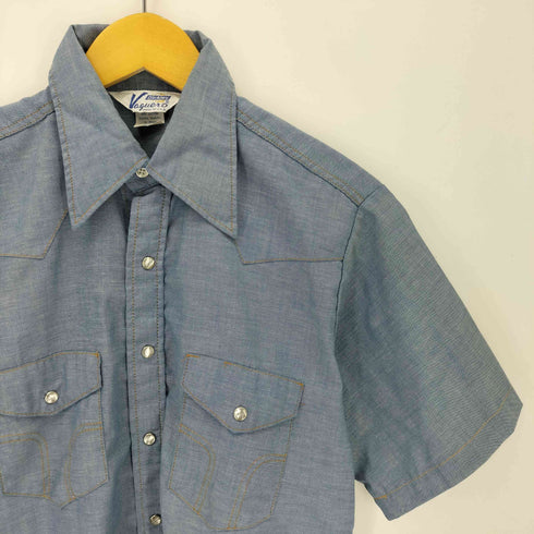 ディッキーズ Dickies VAGUERO 70S USA製 半袖 ウエスタンシャツ メンズ 15 1/2-34