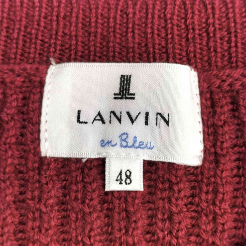 ランバンオンブルー LANVIN en Bleu ウール クルーネック セーター レディース EUR:48