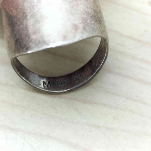 ヴィヴィアンウエストウッド Vivienne Westwood 925 silver Orb Armour Knuckle Ring 刻印 オーブ シルバー ナックル アーマー リング archive アーカイブ レディース M