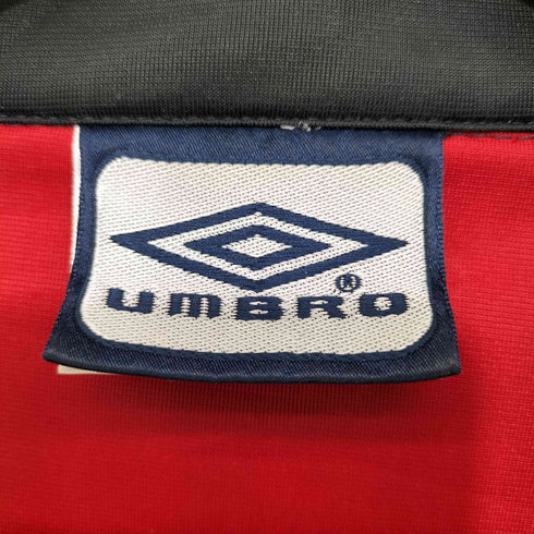 アンブロ UMBRO 90-2000s パイピング ロゴ刺繍 トラックジャケット メンズ import:XL
