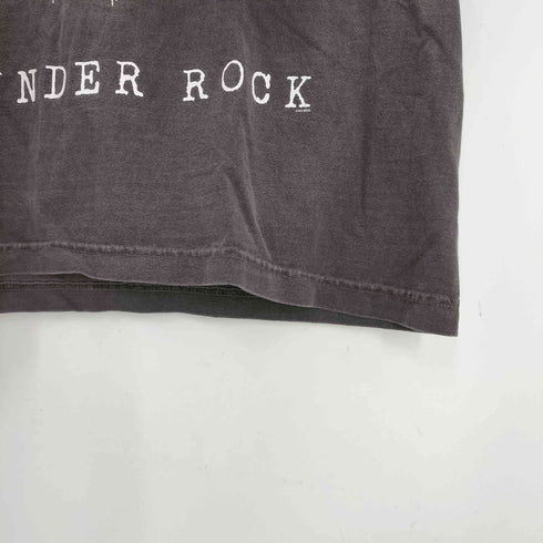 ZEUS ボディ ピグメントダイ 加工 S/S プリント ロック バンド Tシャツ THUNDER ROCK 2024 SOLU メンズ JPN:M