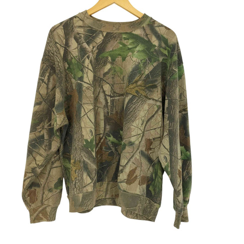 ace outdoor USA製 リアルツリーカモ スウェット メンズ import:XL