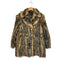 real fur jacket リアルファージャケット 毛足長 レディース JPN:13号