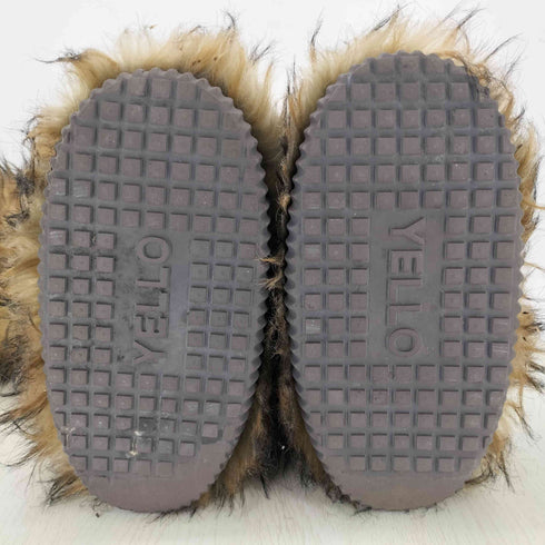 イエロー YELLO BEAR HUG LONG BOOTS ベアーハグロングブーツ レディース M