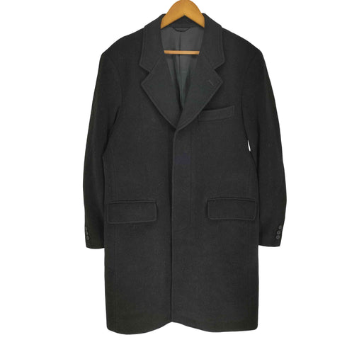 OXISLAND Angola アンゴラ混 比翼 チェスターコート メンズ JPN:M