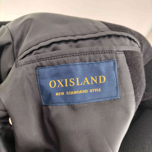 OXISLAND Angola アンゴラ混 比翼 チェスターコート メンズ JPN:M