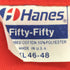 ヘインズ Hanes 90S Fiffy-Fiffy 袖シングル プリント S/S クルーネックTシャツ メンズ import:XL