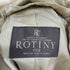ロティニー ROTINY 襟ファー 比翼ステンカラーコート Diolen Cotton レディース JPN:9号