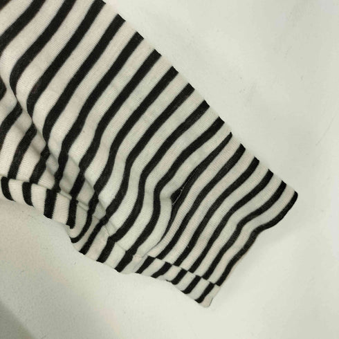 ザラ ZARA ボーダー ジップアップ フーディ メンズ US L