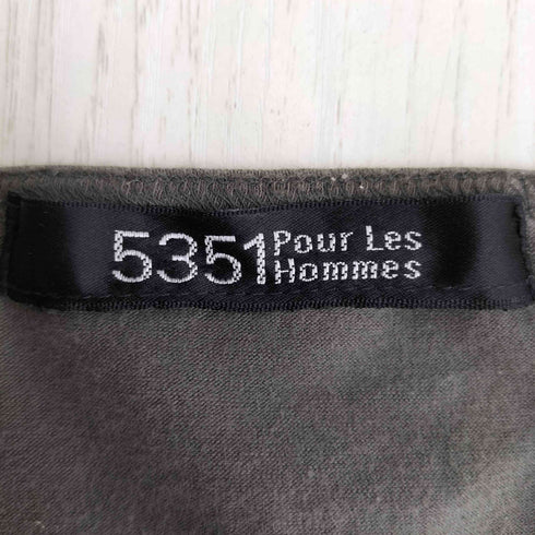 ゴーサンゴーイチプールオム 5351 POUR LES HOMMES 07ss ネイティブアメリカン ラインストーン装飾 Uネック グラフィック 半袖Tシャツ メンズ