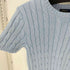 ポロラルフローレン POLO RALPH LAUREN ケーブル コットンニット 半袖 レディース import:XS