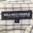 ローリングクレイドル Rolling Cradle 切替デザイン チェック柄 半袖 シャツ メンズ JPN:L