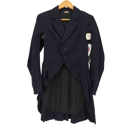 コムデギャルソン COMME des GARCONS 06aw Persona ペルソナ期 ウールギャバ 燕尾 スカートドッキング 2B テーラードジャケット レディース SS