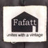 ファーファット FAFATT ベルト付 フェイクレザー ノーカラーロング コート メンズ FREE