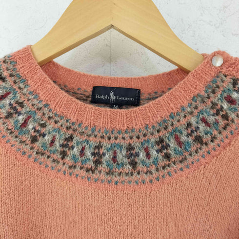 ラルフローレン RALPH LAUREN 90s ウール ノルディック ニット レディース M