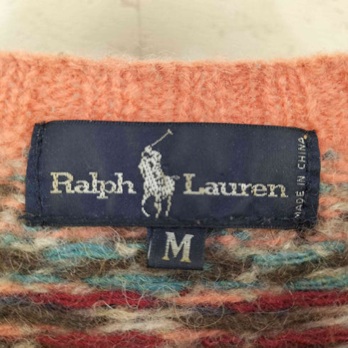 ラルフローレン RALPH LAUREN 90s ウール ノルディック ニット レディース M