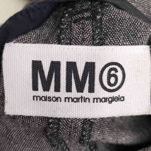 エムエムシックスメゾンマルタンマルジェラ MM6 Maison Martin Margiela ネップファブリック タックショーツ レディース 38