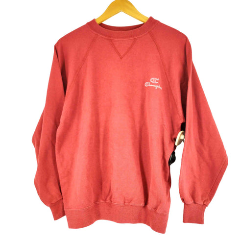 チャンピオン Champion 80S MADE IN USA 前Vガゼット ロゴプリント スウェット メンズ