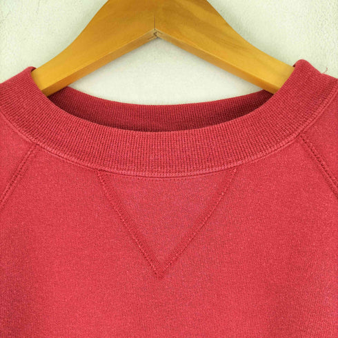 チャンピオン Champion 80S MADE IN USA 前Vガゼット ロゴプリント スウェット メンズ