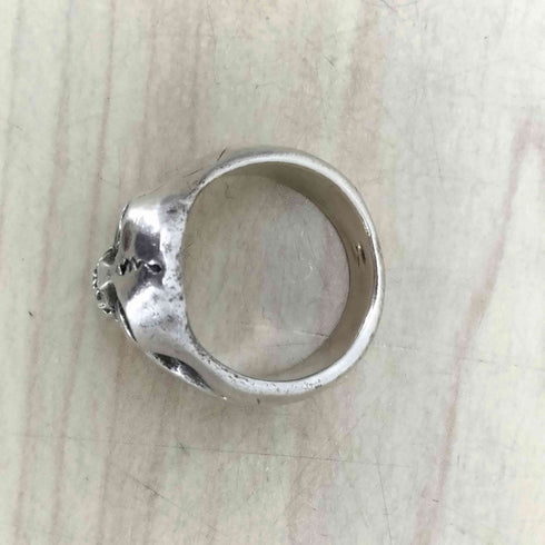 アワーレガシィー OUR LEGACY 26SS Cranium Ring 925 silver 刻印 シルバー スカル 髑髏 ドクロ クレイニアム リング M メンズ M