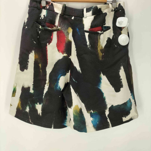 アレキサンダーマックイーン Alexander McQueen 22SS Print Painted Shorts 総柄 ペイント ショーツ ハーフパンツ メンズ EUR:50