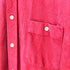 KINGSPORT 70S L/S デカ襟 パイル シャツ 襟芯 vintage ヴィンテージ メンズ import:XL