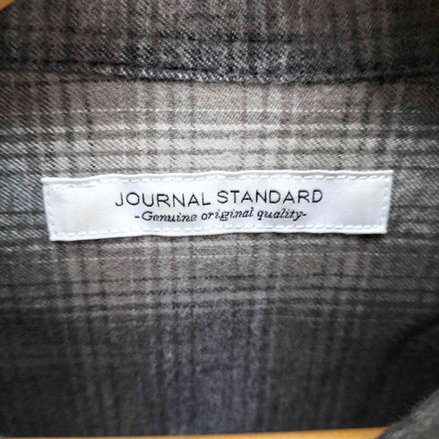 ジャーナルスタンダード JOURNAL STANDARD オンブレチェック フランネルシャツ メンズ JPN:S
