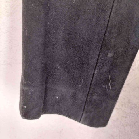 suede&fur 襟ファー スエードロングコート レディース JPN:9号