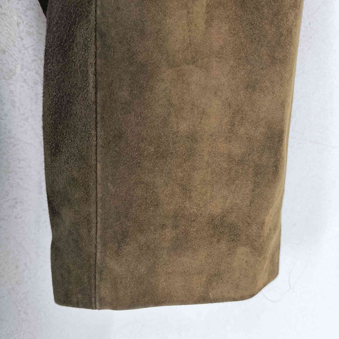 Perma Stone suede&fur 襟ファー スエードロングコート レディース JPN:13号