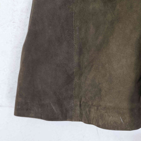 Perma Stone suede&fur 襟ファー スエードロングコート レディース JPN:13号