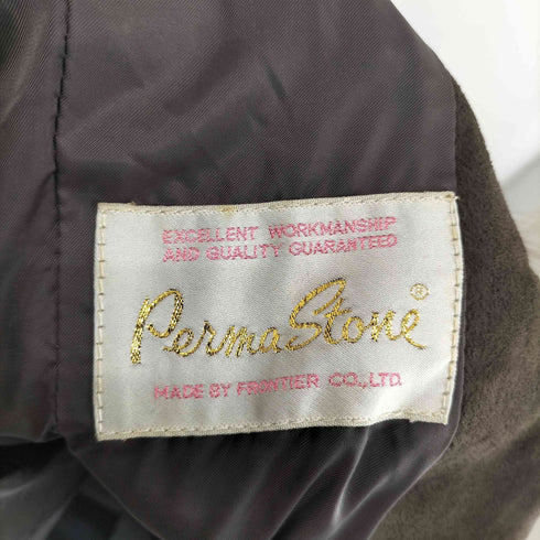 Perma Stone suede&fur 襟ファー スエードロングコート レディース JPN:13号