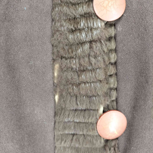 Stella Doro CASHMERE 100% rabbit fur ラビットファー ライナー付き カシミヤ コート レディース FREE