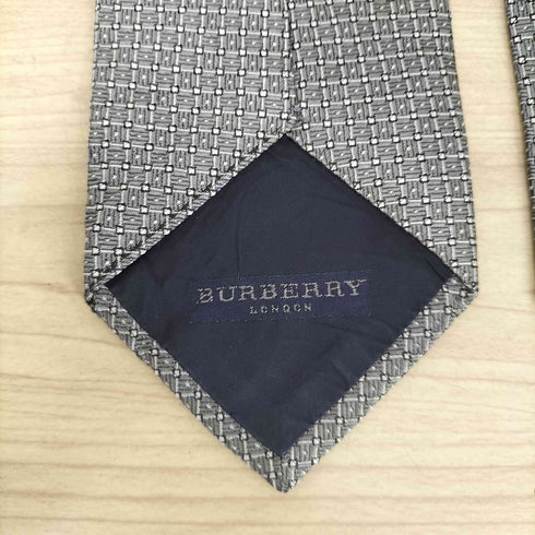 バーバリーロンドン BURBERRY LONDON ホース刺繍 総柄 ネクタイ メンズ