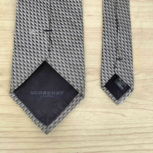 バーバリーロンドン BURBERRY LONDON ホース刺繍 総柄 ネクタイ メンズ
