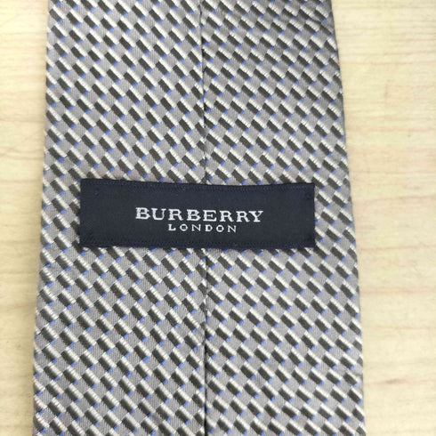 バーバリーロンドン BURBERRY LONDON ホース刺繍 総柄 ネクタイ メンズ